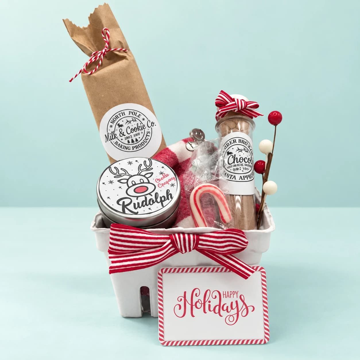 Mini Christmas Basket